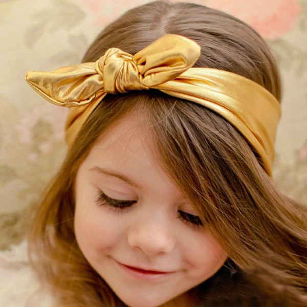 Bebe Fille Toddler Mignon Bowknot Bandeau Cheveux Bandeau Accessoires de Chapeaux