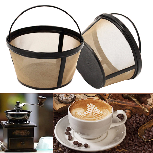Panier de filtre a cafe Filtre a cafe permanent et durable 10-12 Cup Cafetieres Cafetiere de cuisine