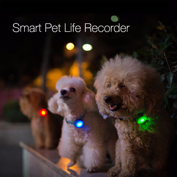 Dorigine Xiaomi Smart Dog Bouton Etiquettes Pet Life Recorder Bluetooth Anti Perdu Securite Lumiere Animaux Col