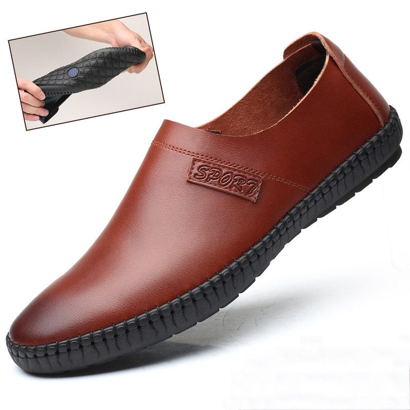 Männer Pure Color Comfy Soft Sohle Slip On Casual Loafers