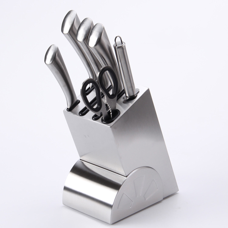 Porte couteau porte fruits porte outils de cuisine en acier inoxydable de haute qualite