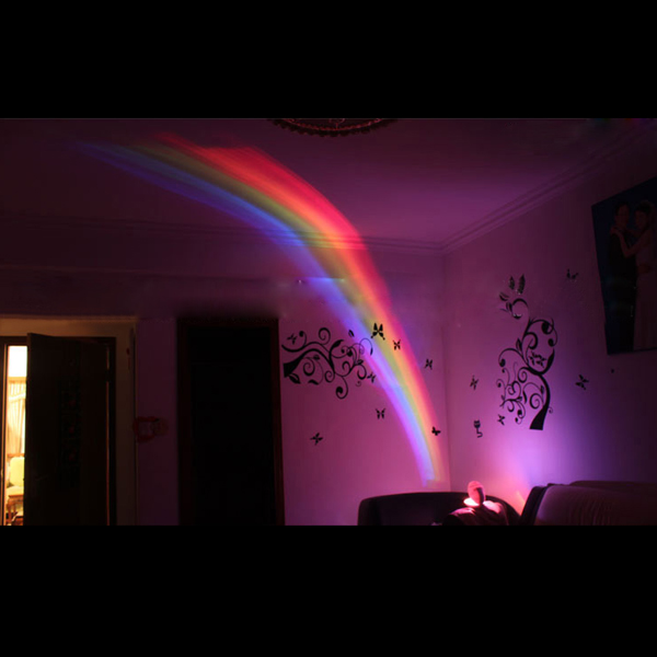 Creative Rainbow Romantic Star LED projecteur lampe lumiere de nuit