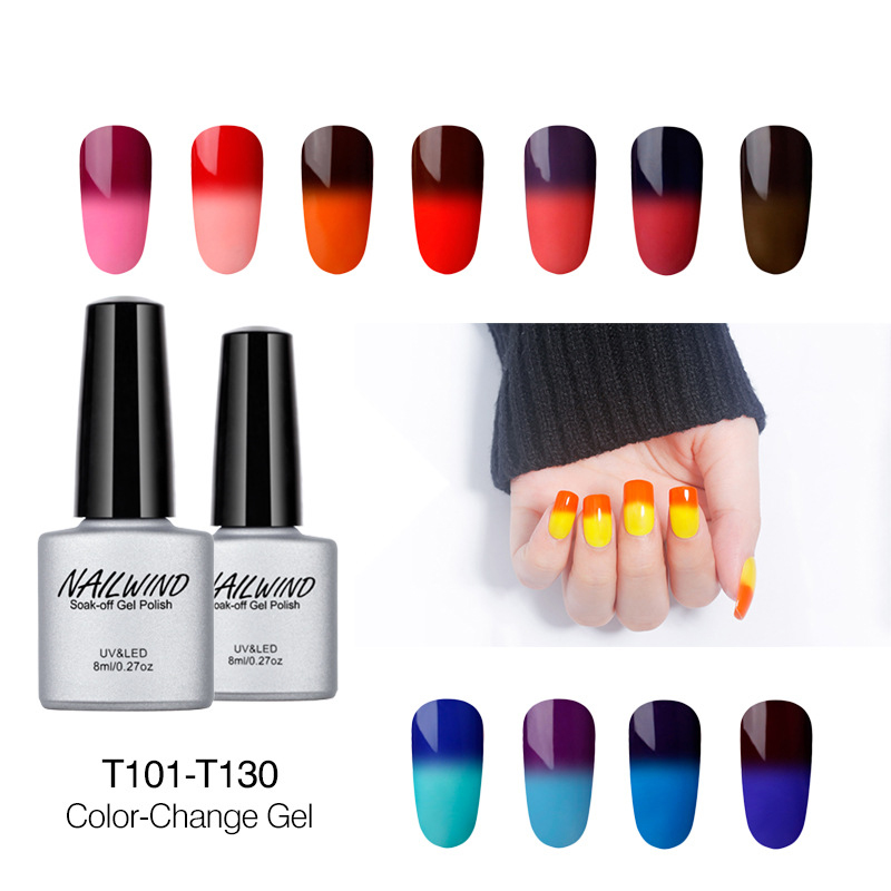 30 couleurs UV LED temperature changeante gel vernis a ongles ongles art protection de lenvironnement ongles 