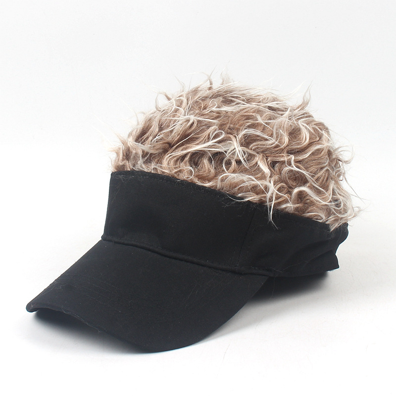Chapeau de perruque homme couleur unie casquette de baseball Casquette de golf tendance rue tendance