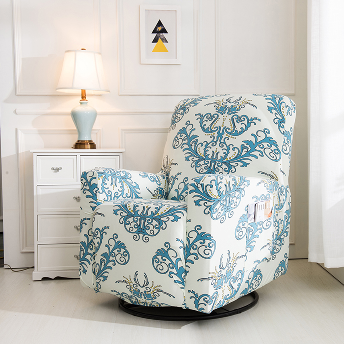 Couverture lavable extensible de meubles de couverture de divan de fauteuil de fauteuil inclinable 