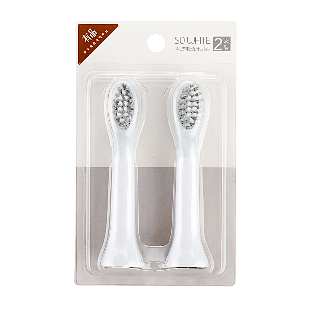Soocas SO WHITE Tete de rechange pour brosse a dents electrique Sonic soies Dupont de Xiaomi Ecosystem