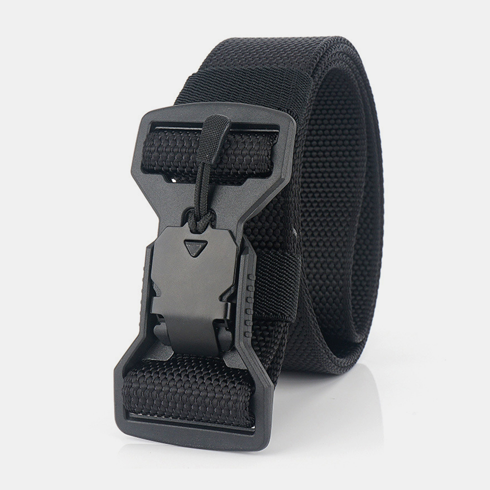 125cm hommes occasionnels Nylon ceinture tactique aimant en plastique fonction boucle ceintures militaires