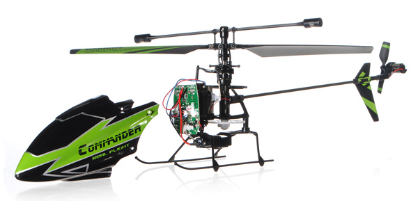 WLtoys V911-1 2.4G 4CH RC Helicopter New Plug Green BNF