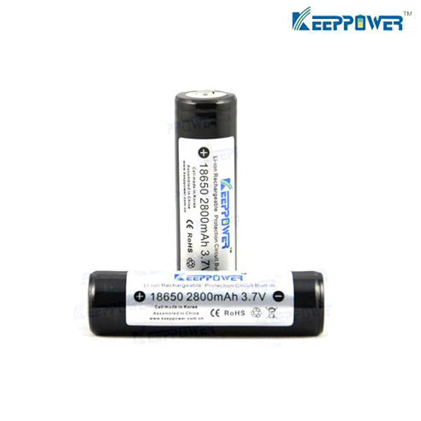 

KeepPower 18650 2800mAh 3.7v Protected Rechargeable Li-Ion Battery