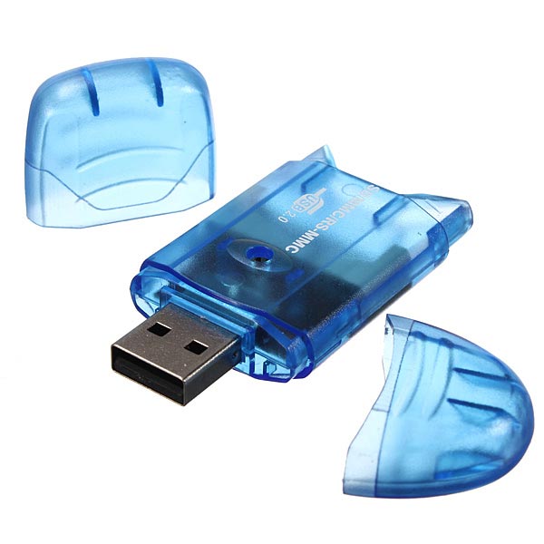 

Mini USB 2.0 Memory Multi-Card Reader Suitable for MMC SD SDHC TF