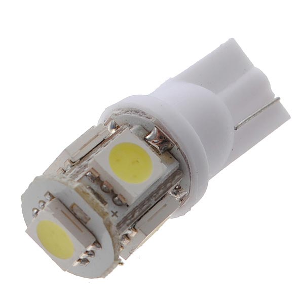 

5 x T10 194 168 501 5-SMD White 5050 LED Car Light Bulb