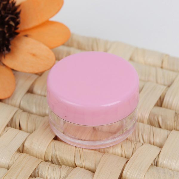 Colorful Empty Cosmetic Jars Eyeshadow Nail Decals Container 