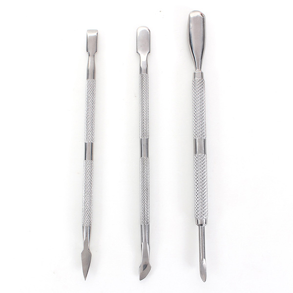 Stainless Steel Nail Cuticle Spoon Pusher Manicure Pedicure Set