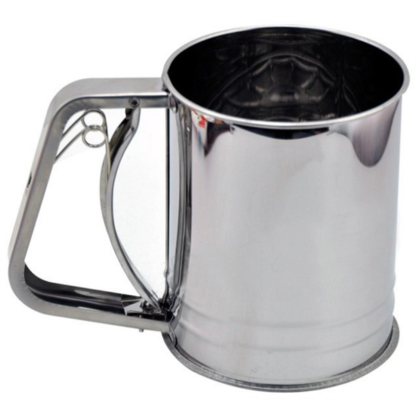 

Stainless Steel Pressure Baking Icing Flour Sugar Sifter Shaker