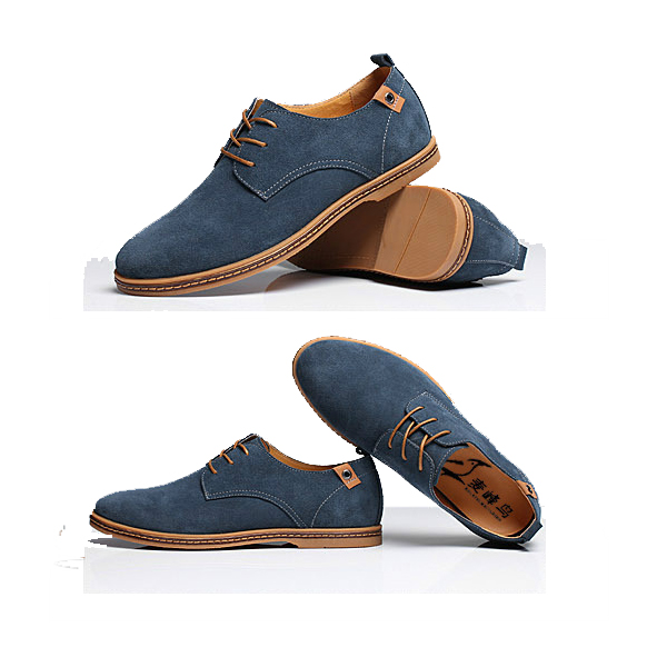 Mens Casual Business Gray Tide Leather Shoes - US$26.95