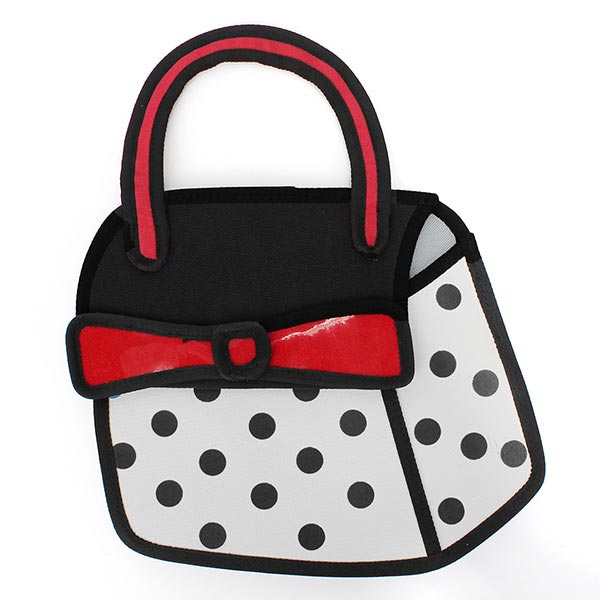 Cartoon Handbag. Genius_Baby 3D Style 2D Drawing Cartoon Handbag ...
