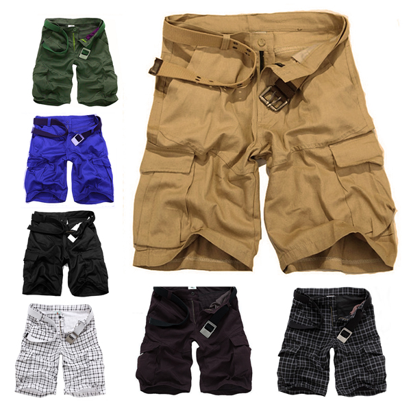 Men's Fashion Casual Frock Pants Shorts 7 colors - US$13.99 sold out