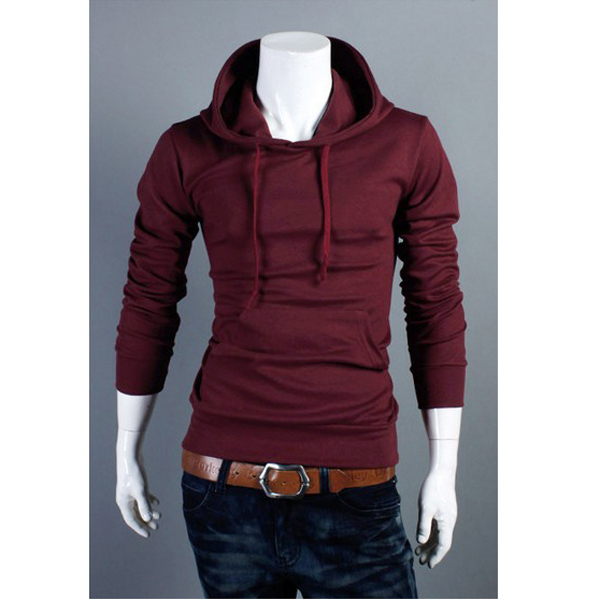 Men's Fashion Slim Sweatshirt Hoodies 5 Colors Sweater - US$15.99 sold out