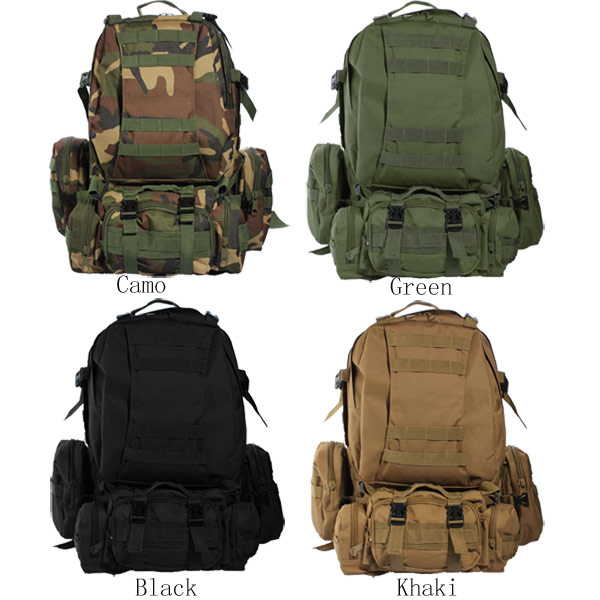 AtacPro Tactical Camo Backpack Traveling Bag Outdoor Hunting Hiking Camping Bag 