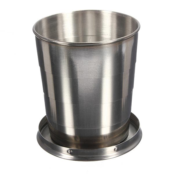 240ml 4oz Stainless Steel Portable Folding Telescopic Travel Cup