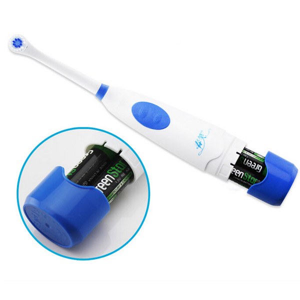 Waterproof Rotation Ultrasonic Electric Toothbrush With 3pcs Replacement Brush Head