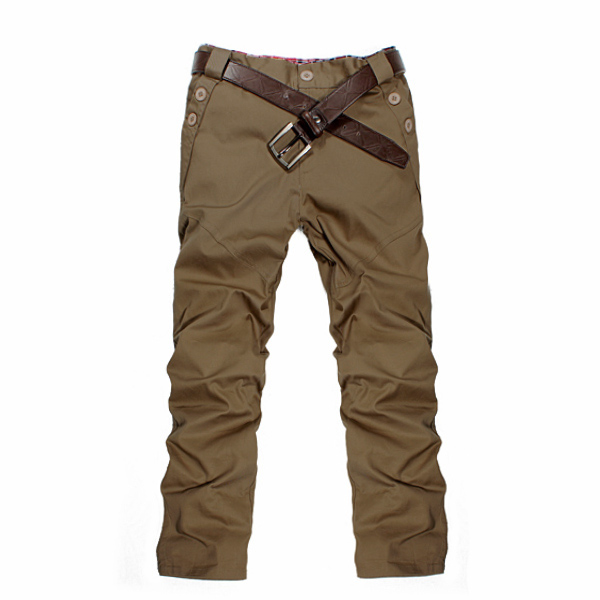 Fashionable Casual Men's Designed Straight Slim Fit Long Pants - US$14.77