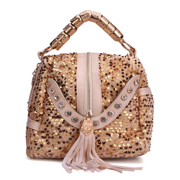 Fashion Seuqin Tassel Bucket Bag Handbag Women Shoulder Bag - US$18.60 ...