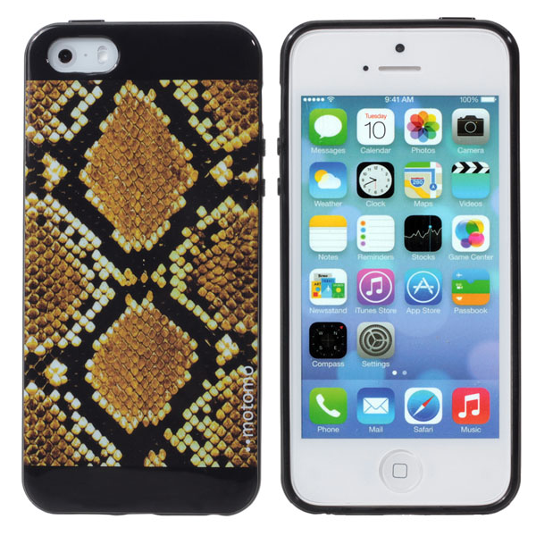 

Snake Skin Pattern TPU Soft Defender Cover Case For iPhone5 5S