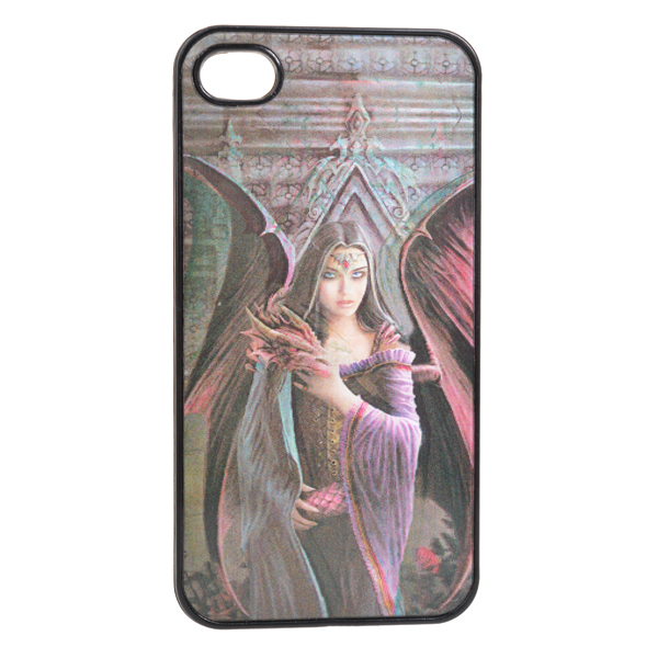 

3D Witch Pattern PC Defender Hard Back Case For iPhone 4 4S