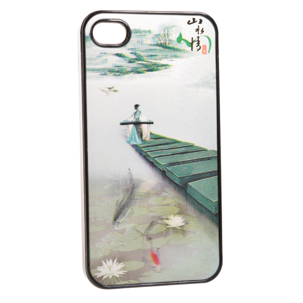 

3D Pier Beauty Girl Pattern Defender Case For iPhone4 4S