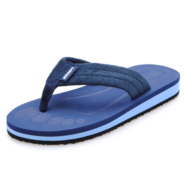 Men's Footprints Slippers Soft Shoes Antiskid Flip-flops - US$5.89 sold out