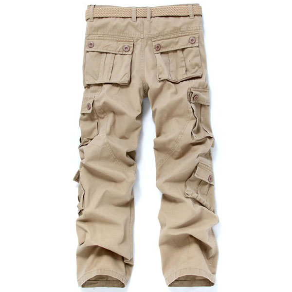 Multi Pockets Mens Pants Casual Camouflage Cargo Pants - US$30.55