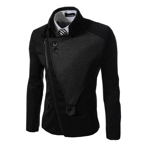 Winter Fashion Casual Slim Men's Jacket Male Coat Zipper at Banggood ...