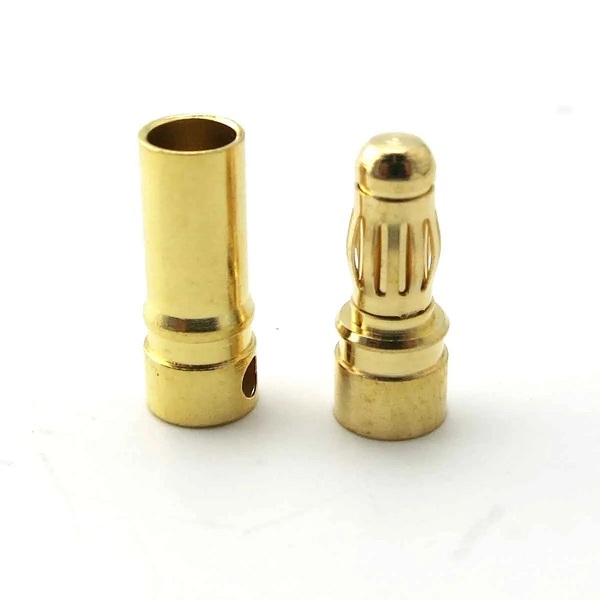 4/5.5/6mm Gold Bullet Connector Banana Plug For ESC Battery Motor