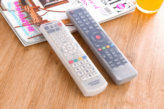 Silicone Rubber TV Remote Control Dust Cover Protective Gear Storage Bag