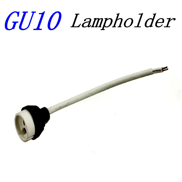GU10 Lamp Holder LED Light Bulb Down Light Fitting Ceramic Base Connector