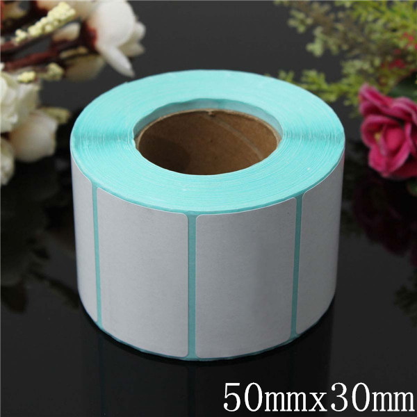 

800PCS 50x30mm Printing Label Barcodes Thermal Adhesive Paper Sticker