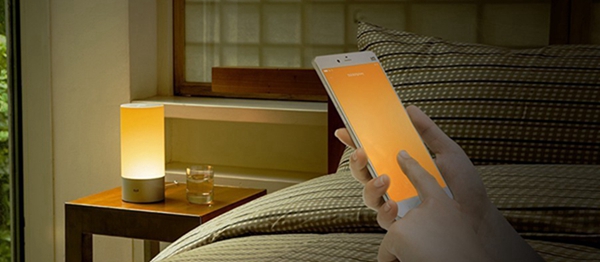 Original Xiaomi Yeelight Bedside Lamp RGB Wireless Touch Control Night Light For Cellphone