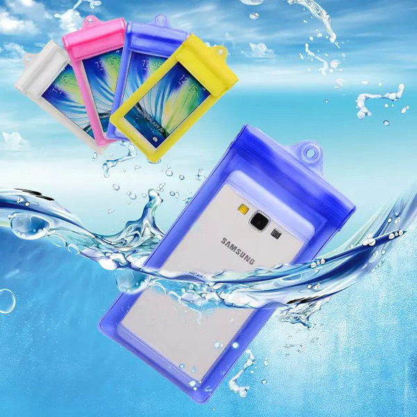

Universal 5 Inch Magic Tape Transparent Waterproof Bag