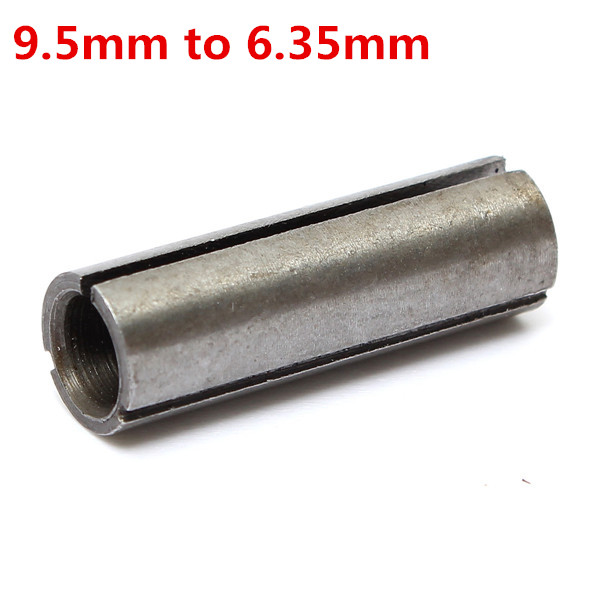 

9.5mm to 6.35mm Carving Knives Conversion Chuck For Engraving Machine Length 30mm