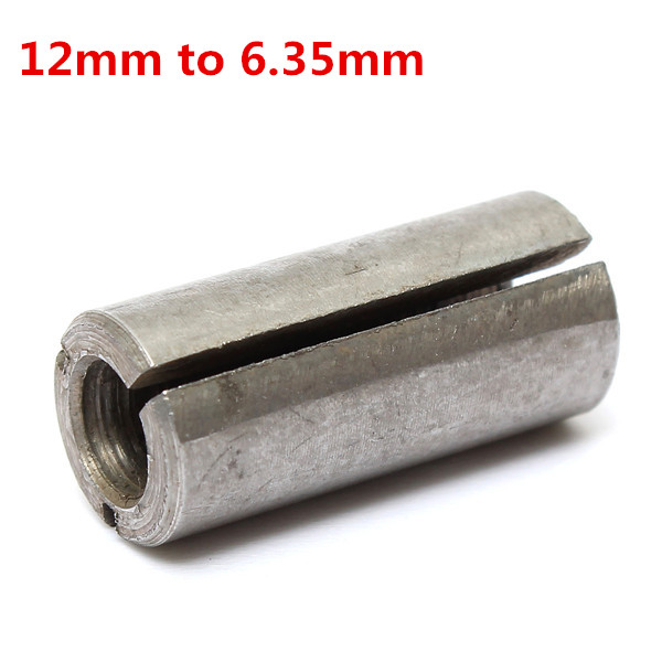 

12mm to 6.35mm Carving Knives Conversion Chuck Length 26.5mm For Engraving Machine