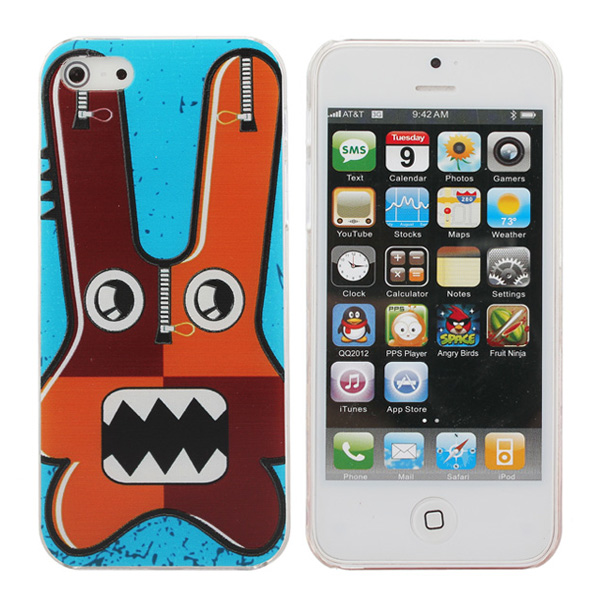 

Pretty Long Ear Rabbit Pattern Hard Case Cover For iPhone 5 5G
