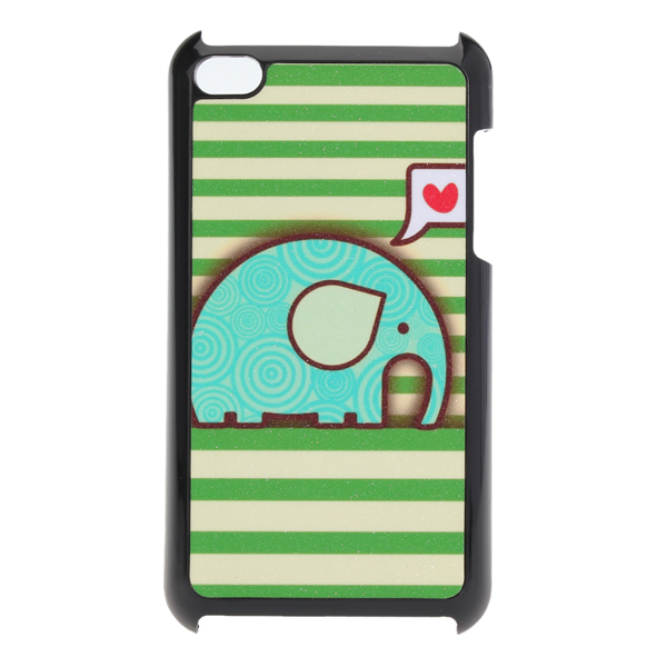

Lovely Cute Cartoon Elephant Pattern Back Case For iPod Touch 4 4G