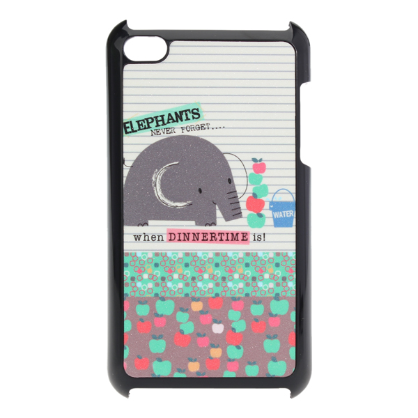 

Colorful Cute Cartoon Elephant Pattern Case For iPod Touch 4