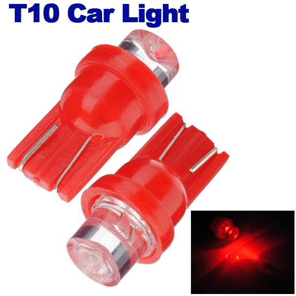 

T10 W5W 168 194 Red LED Car Side Light Bulb Lamp
