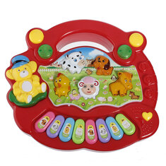 Baby Kids Animal Farm Keyboard Electrical Piano Child Musical Toy