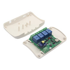 Geekcreit® USB 5V Or AC 55V-220V Four Channel Jog Inching WIFI Wireless Smart Switch Socket APP Remote Control With Case