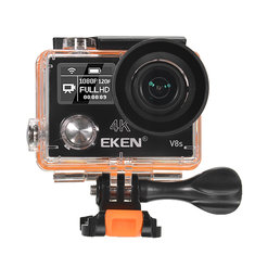 EKEN V8s Action Camera Real 4K Ultra HD 2.4G Remote WiFi Control 170 Degree Wide Angle Sport DV