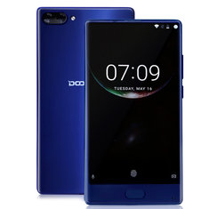 DOOGEE MIX 5.5 pouces Android 7.0 6GB RAM 64GB ROM Helio P25 Octa-Core 2.5GHz 4G Téléphone intelligent