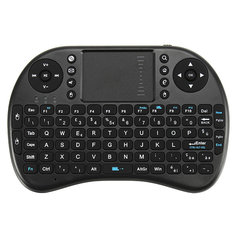 Ipazzport I8 2.4G Wireless Italian Version Rechargeable Mini Keyboard Touchpad Airmouse